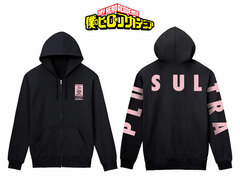 My Hero Academia Ochaco Uraraka Back-Print Zip Hoodie Ladies' M