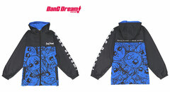 BanG Dream! x Bkub Okawa Roselia Full Graphic Wind-breaker Hoodie Unisex S