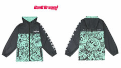 BanG Dream! x Bkub Okawa Pastel*Palettes Full Graphic Wind-breaker Hoodie Unisex S
