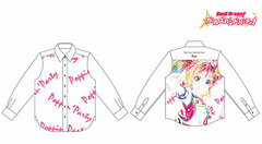 BanG Dream! Girls Band Party!! Saya Yamabuki Ani-Art Full Graphic Casual Shirt Unisex L