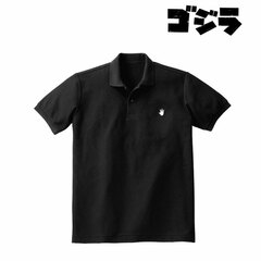 Godzilla One-point Embroidery Polo Shirt Ladies' L