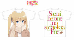 Saekano: How to Raise a Boring Girlfriend (Saenai Heroine no Sodatekata) Fine Eriri Spencer Sawamura Valentine ver. Full Graphic T-shirt Unisex S