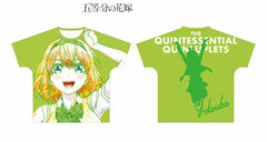 The Quintessential Quintuplets Yotsuba Ani-Art Full Graphic T-shirt Unisex XL