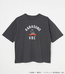 Haikyuu!! School T-shirt KARASUNO BLK Unisex M
