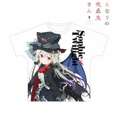 Tonari no Kyuuketsuki-san New Illustration Illustration Sophie Halloween Ver. Full Graphic T-shirt Unisex XL