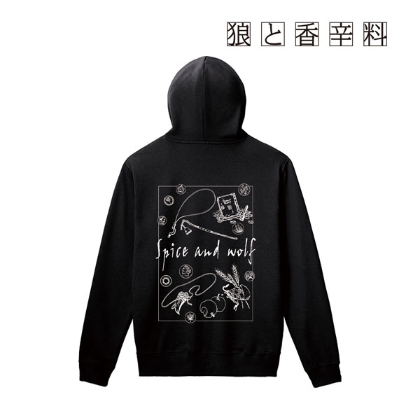 Spice and Wolf Line Art Hoodie Ladies XL