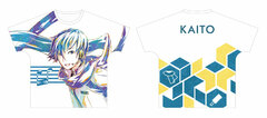 Piapro Characters KAITO Ani-Art Full Graphic T-shirt Unisex XL