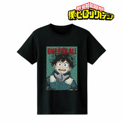 My Hero Academia Izuku Midoriya Mosaic Art T-shirt Ladies' (Size M)