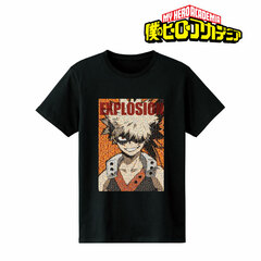 My Hero Academia Katsuki Bakugo Mosaic Art T-shirt Ladies' (Size M)