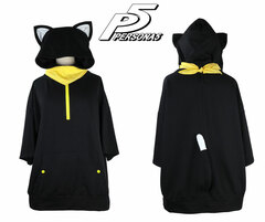 Persona 5 Plush Hoodie (Morgana) Unisex Free