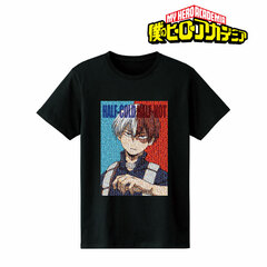 My Hero Academia Shoto Todoroki Mosaic Art T-shirt Ladies' (Size XL)