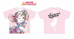 BanG Dream! Girls Band Party! Kasumi Toyama Ani-Art Full Graphic T-shirt vol.2 Unisex M