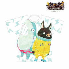 Inazma Delivery Ani-Art Full Graphic T-shirt Unisex L