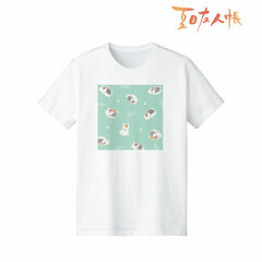 Natsume Yuujinchou Nyanko Sensei Ani-Art T-shirt Green Ladies' L
