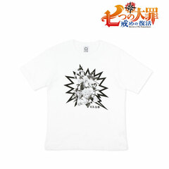 The Seven Deadly Sins: Revival of The Commandments Sins T-shirt (White) Unisex L