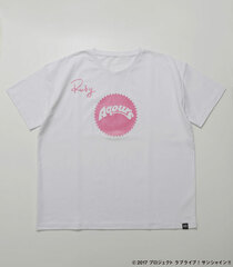 Love Live! Sunshine!! Aqours Sunshine Logo TEE RUBY PNK Unisex L