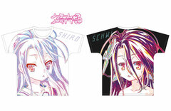No Game No Life Zero Ani-Art Full Graphic T-shirt / Unisex (Size M)