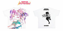 BanG Dream! Girls Band Party! Ani-Art Full Graphic T-shirt Ako Udagawa (Roselia) / Unisex L