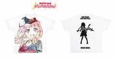 BanG Dream! Girls Band Party! Ani-Art Full Graphic T-shirt Himari Uehara (Afterglow) / Unisex L