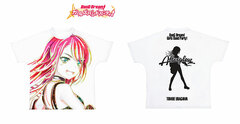 BanG Dream! Girls Band Party! Ani-Art Full Graphic T-shirt Tomoe Udagawa (Afterglow) / Unisex L