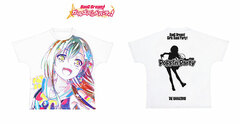 BanG Dream! Girls Band Party! Ani-Art Full Graphic T-shirt Tae Hanazono (Poppin'Party) / Unisex L