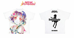 BanG Dream! Girls Band Party! Ani-Art Full Graphic T-shirt Rimi Ushigome (Poppin'Party) / Unisex L
