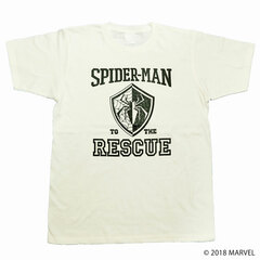 Marvel Comics / Spider-Man College Logo T-shirt MV-RS-3 White Ladies' Size M