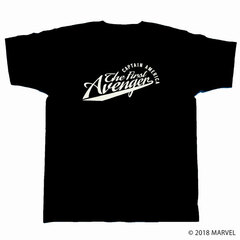 Marvel Comics / Captain America College Logo T-shirt MV-RS-2 Black Ladies' Size M