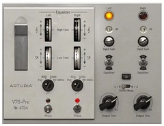 Arturia V76-Pre Preamp Plug-in Software