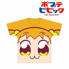 Pop Team Epic - Full Graphic Face T-shirt (Popuko) / Unisex (Size L)