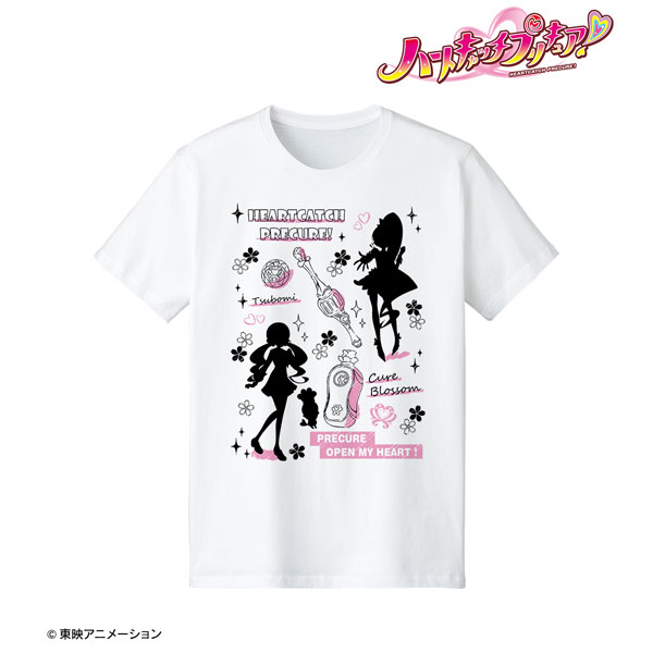 HeartCatch PreCure! Cure Blossom Ani-Sketch T-shirt Ladies L