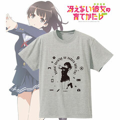 Saekano: How to Raise a Boring Girlfriend Flat - Line Art T-shirt / Ladies' (Size XL)