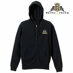 KING OF PRISM by Pretty Rhythm - Emblem Parka: Schwarz Rose (Ladies') (Size M)