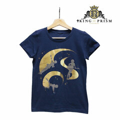KING OF PRISM by Pretty Rhythm - Obare no Kirameki Gold Foil Print T-shirt (Ladies') (Size XL)