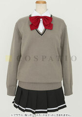 Shoujo-tachi wa Kouya wo Mezasu - Private Hyakkei Gakuen Girls Uniform Knit Sweat Shirt / Ladies' XL