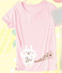 Kanahei's Small Animals T-shirt (Lady's Body) Usagi / PINK (M)