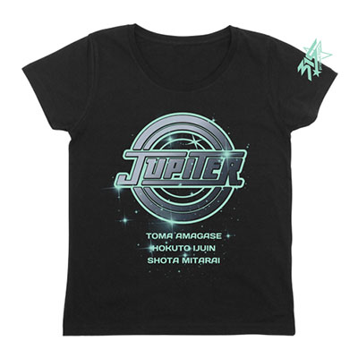 THE IDOLM@STER SideM - JupiterGirls Shirt / BLACK - Girls L