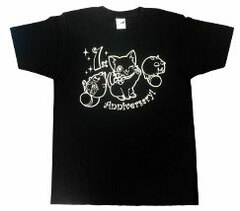 Shironeko Project - 1st Anniversary Commemoration T-shirt (Ladies' S Size) *Black x White