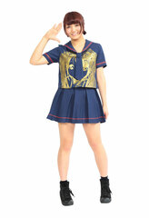 Denpagumi.inc - Sailor Uniform Navy x Gold Mirin Furukawa Model (Red)