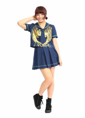 Denpagumi.inc - Sailor Uniform Navy x Gold Nemu Yumemi Model (Mint Green)