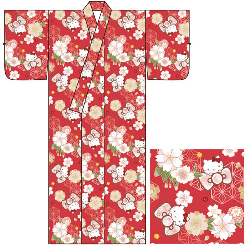 Hello Kitty Yukata / RED - S