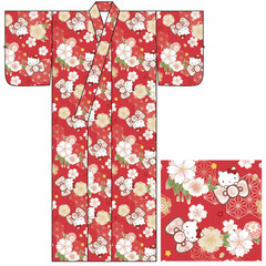 Hello Kitty Yukata / RED - S
