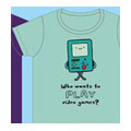 Adventure Time - BMO T-shirt / LIGHT GREEN - Ladies M
