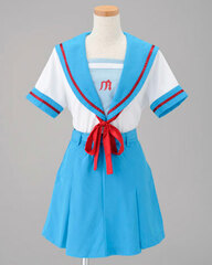 Haruhi Suzumiya Series - Costume: Melancholy Kita High Girls Summer Uniform Anime ver./ L