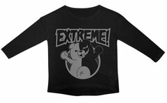 Danganronpa the Animation - Monokuma EXTREME Drop Shoulder/ BLACK - Girl's Free Size