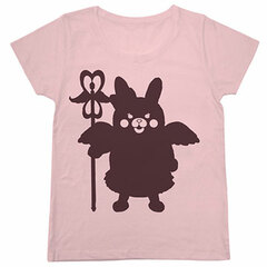 Danganronpa 2 Goodbye Despair - Usami Silhouette Girl's Shirt/ BABY PINK - Girl's S