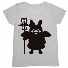 Danganronpa 2 Goodbye Despair - Usami Silhouette Girl's Shirt/ Oatmeal Pattern - Girl's M
