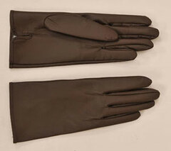 Cospatio Original - Leather-Style Gloves Short/ DARK BROWN - M