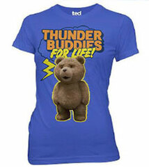 TED/ Ted is My Thunder Buddies T-shirt / BLUE - Junior XL