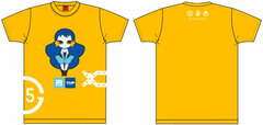 Penguindrum - AT-X x MARS16 Collaboration Double H HIkari T-shirt / GOLD - S